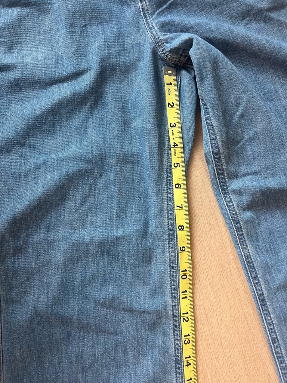 J. Crew Womens Drapey Denim Trouser Light Blue Flare Jeans Wide Leg Sz 29 - Picture 11 of 12